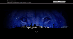 Desktop Screenshot of compagnie-clarance.fr