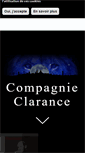 Mobile Screenshot of compagnie-clarance.fr